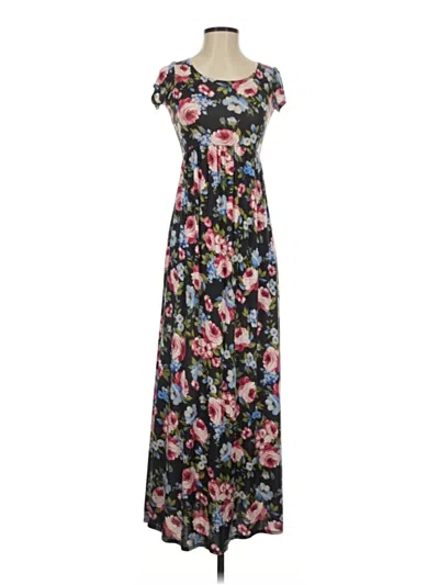Pre-owned Chris & Carol Casual Dress In Black