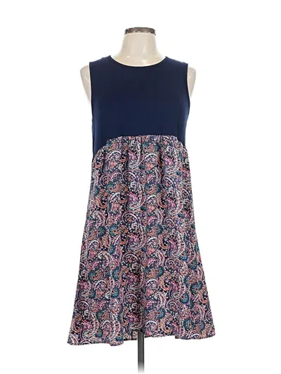 Pre-owned Chris & Carol Casual Dress In Blue