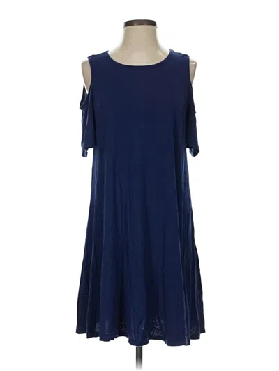 Pre-owned Chris & Carol Casual Dress In Blue