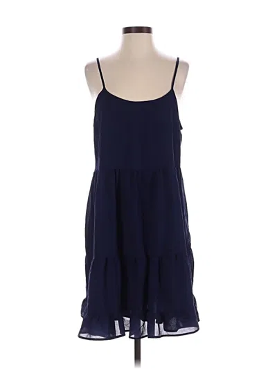 Pre-owned Chris & Carol Casual Dress In Blue