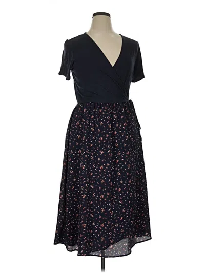 Chris & Carol Casual Dress In Blue