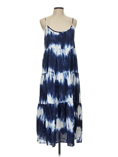 Pre-owned Chris & Carol Casual Dress In Blue