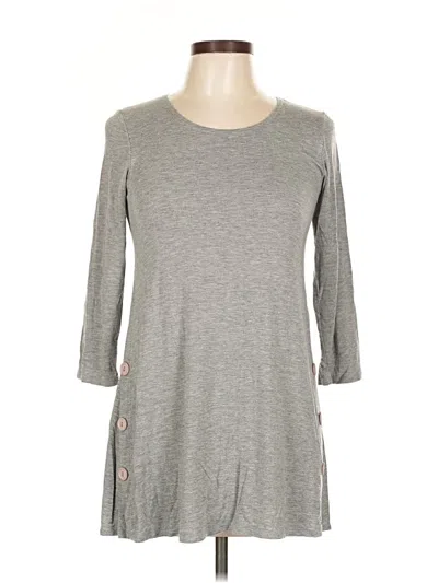 Pre-owned Chris & Carol Casual Dress In Gray