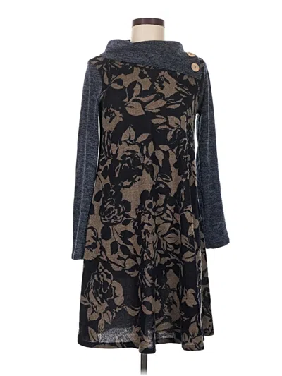 Pre-owned Chris & Carol Casual Dress In Gray