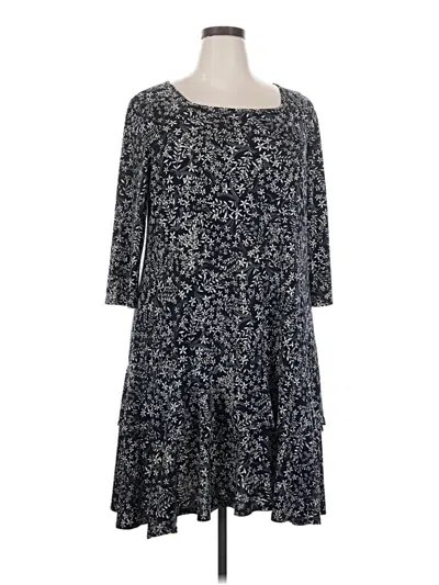 Pre-owned Chris & Carol Casual Dress In Gray