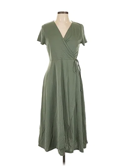 Pre-owned Chris & Carol Casual Dress In Green