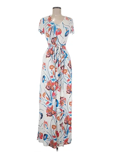 Pre-owned Chris & Carol Casual Dress In Ivory