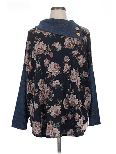 Pre-owned Chris & Carol Kimono In Blue