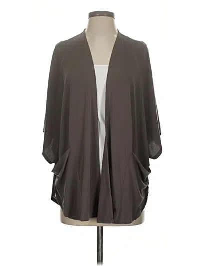 Pre-owned Chris & Carol Kimono In Gray