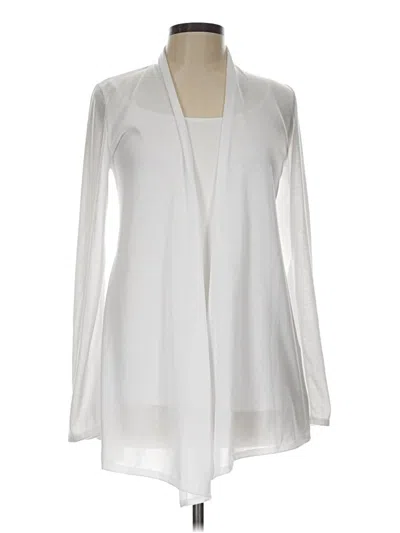 Pre-owned Chris & Carol Kimono In White