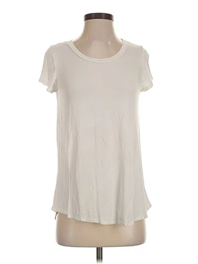 Pre-owned Chris & Carol Short Sleeve T-shirt In Ivory