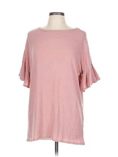 Pre-owned Chris & Carol Short Sleeve T-shirt In Pink