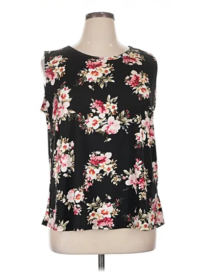 Pre-owned Chris & Carol Sleeveless T-shirt In Black