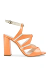 Chris Donovan Footwear Endeavor Sandal In Orange