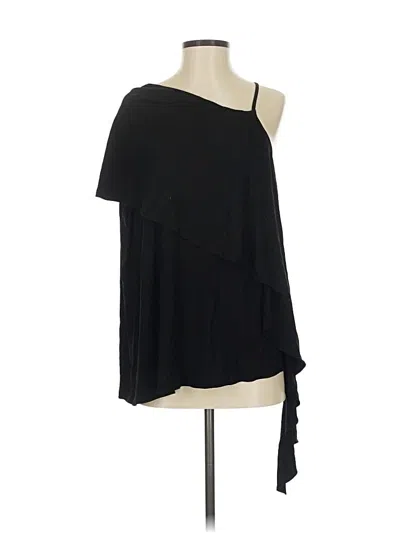 Pre-owned Chris Gramer Sleeveless Blouse In Black