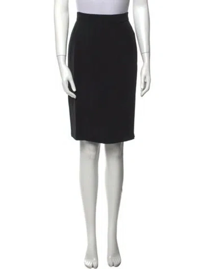 Pre-owned Chris Kole Knee-length Skirt In Black