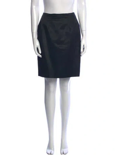 Pre-owned Chris Kole Knee-length Skirt In Black
