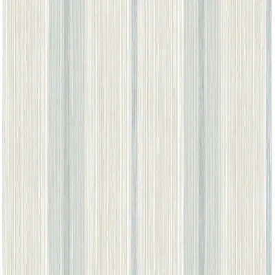 Chris Loves Julia Ames Seafoam Stripe Wallpaper In Blue