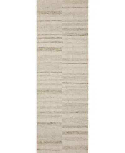 Chris Loves Julia Chris Chr-02 2'6" X 11'6" Runner Area Rug In Beige,sage