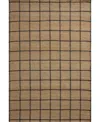 Chris Loves Julia Fletcher Fle-01 5'x7'6'' Area Rug In Tan,black