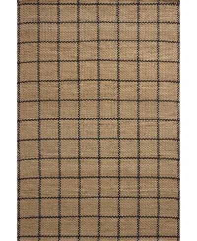 Chris Loves Julia Fletcher Fle-01 5'x7'6'' Area Rug In Tan,black