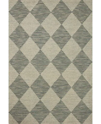 Chris Loves Julia Francis Fra-01 7'9" X 9'9" Area Rug In Blue,gray