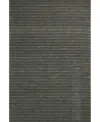 Chris Loves Julia Henry Hey-01 3'6''x5'6'' Area Rug In Charcoal