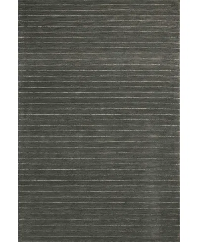 Chris Loves Julia Henry Hey-01 7'9''x9'9'' Area Rug In Charcoal