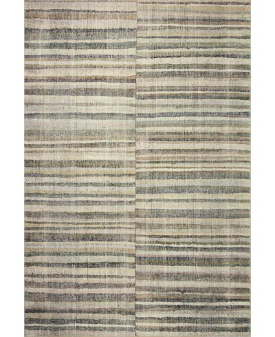Chris Loves Julia Humphrey Hum-01 2' X 5' Area Rug In Beige,moss