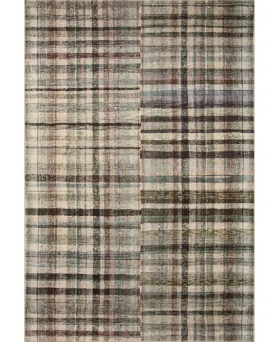 Chris Loves Julia Humphrey Hum-03 7'3" X 9'3" Area Rug In Sage,multi
