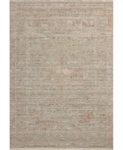 Chris Loves Julia Ida Ida-05 5'3''x7'6'' Area Rug In Sage,clay
