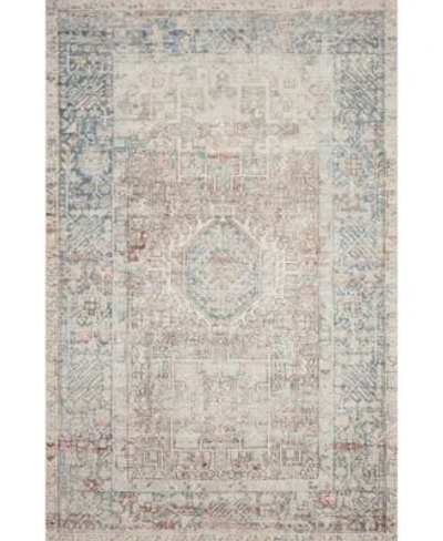Chris Loves Julia Jules Jul 07 Area Rug In Ivory,blue