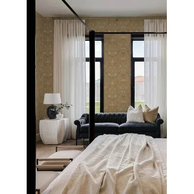 Chris Loves Julia Melograno Cinder Peel And Stick Wallpaper In Tan