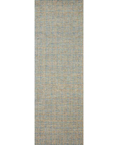 Chris Loves Julia Polly Pol-03 2'6" X 9'9 Runner" Area Rug In Blue,sand