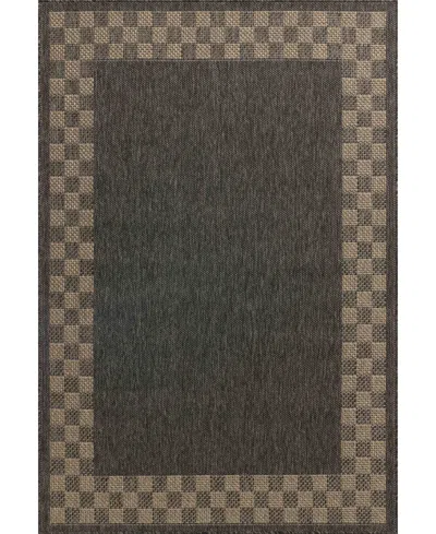Chris Loves Julia Providence Prc-01 6'3''x9'2'' Area Rug In Charcoal