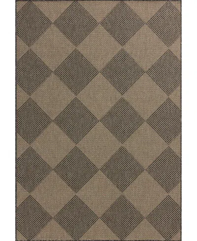 Chris Loves Julia Providence Prc-04 6'3''x9'2'' Area Rug In Charcoal