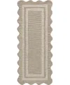 Chris Loves Julia Scottie Sco-01 2'6''x9'9'' Runner Area Rug In Brown