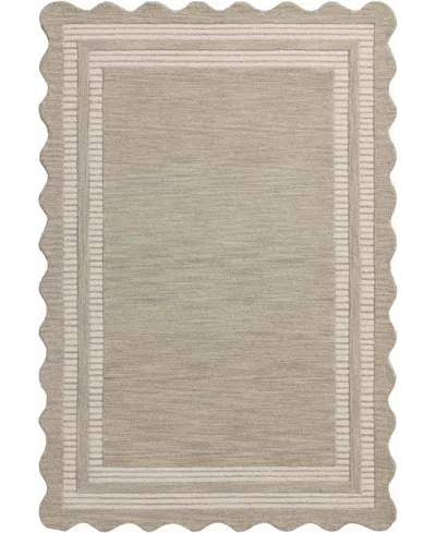 Chris Loves Julia Scottie Sco-01 3'6''x5'6'' Area Rug In Khaki