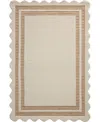 Chris Loves Julia Scottie Sco-01 8'6''x11'6'' Area Rug In Ivory,rust