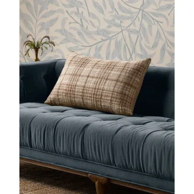 Chris Loves Julia X Loloi Beau Pillow In Brown