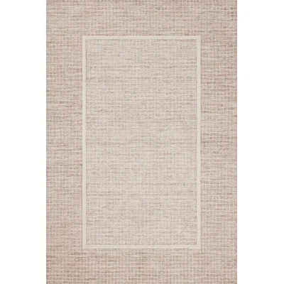 Chris Loves Julia X Loloi Briggs Blush / Ivory Area Rug In Pink;white;ivory