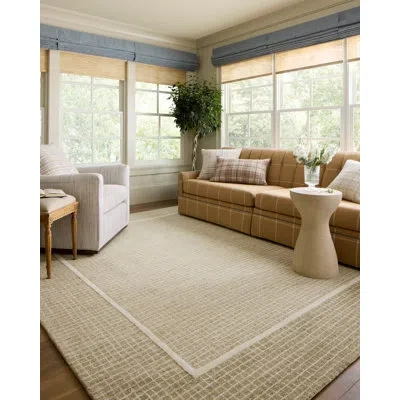 Chris Loves Julia X Loloi Briggs Wheat / Ivory Area Rug In Beige;gold;ivory