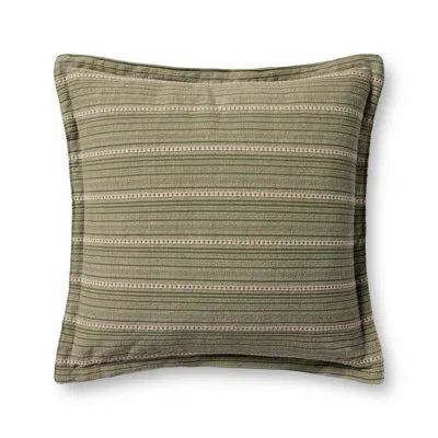 Chris Loves Julia X Loloi Chris Loves Julia Howie Throw Pillow In Green