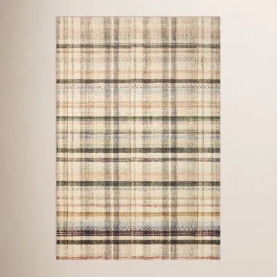Chris Loves Julia X Loloi Humphrey Collection Hum-02 Ivory/green/gray/black, Contemporary Area Rug In Black;red;beige;yellow;ivory;gray;green