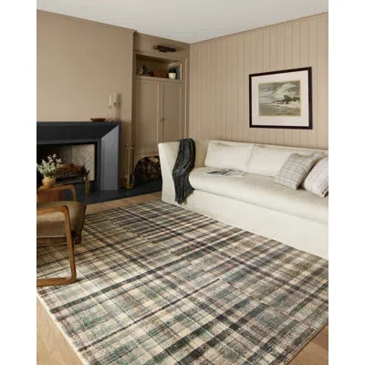 Chris Loves Julia X Loloi Humphrey Collection Hum-03 Forest / Multi, Contemporary  Area Rug In Green;forest,multi