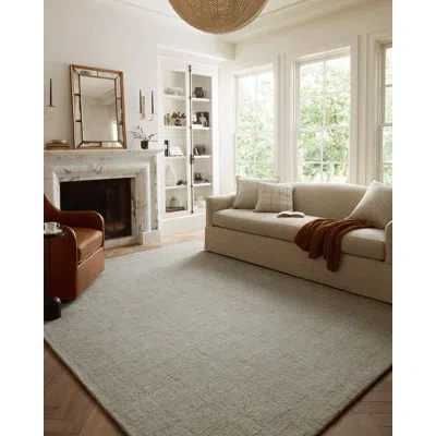 Chris Loves Julia X Loloi Polly Fog / Wheat Area Rug In Blue;yellow;gold