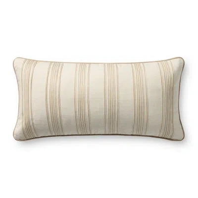 Chris Loves Julia X Loloi Verona Accent Pillow In Pillow Cover Only - No Insert,ivory