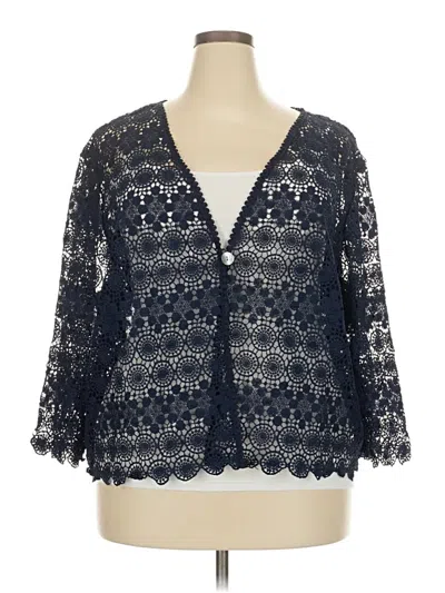 Pre-owned Chris Mclaughlin Cardigan Sweater In Blue