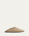 Christen Big Bootie Suede Slipper Mules