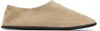 Christen Ssense Exclusive Beige Big Bootie Mule Loafers